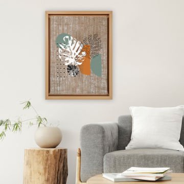 Naturel L Çerçeveli Tablo 46cm x 66cm