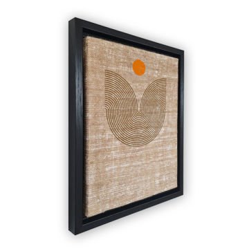 Siyah L Çerçeveli Tablo 46cm x 66cm
