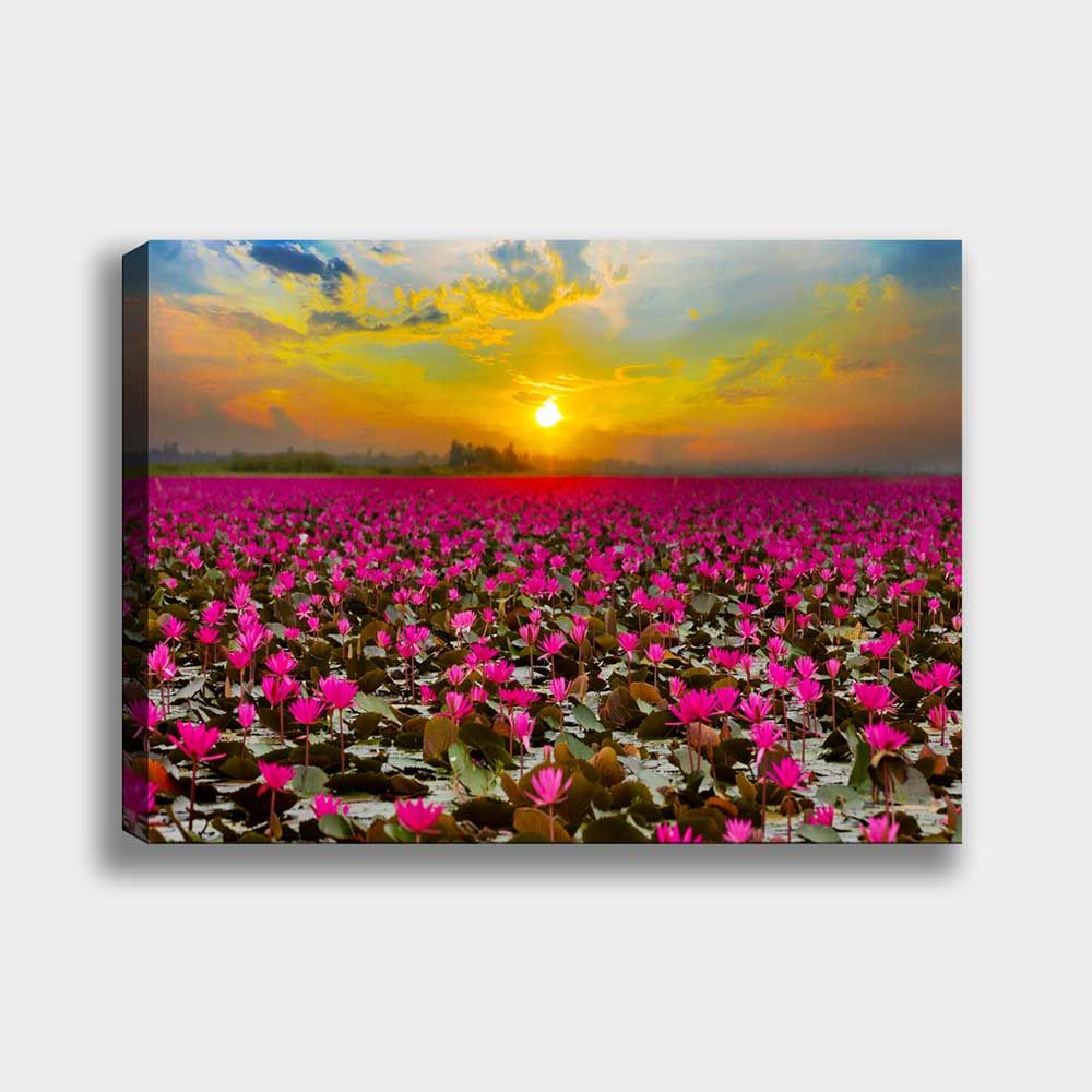 Gün Batımı Manzara Kanvas Tablo 50cm x 70cm