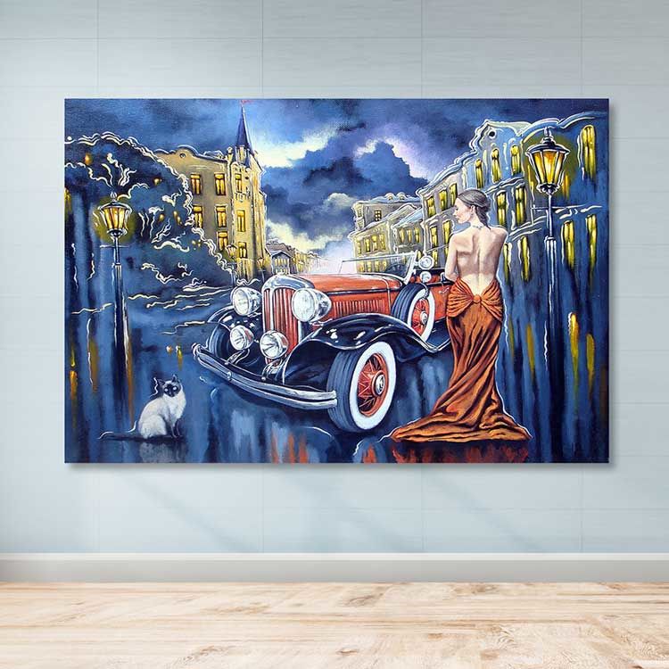 Dev Boyut Kanvas Tablo 100cm x 140cm