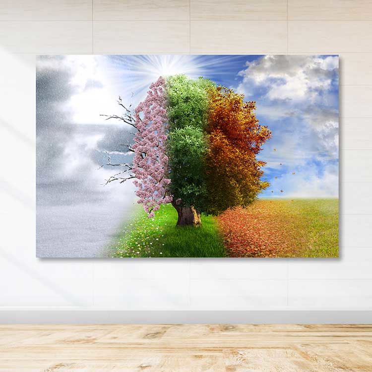 Dev Boyut Kanvas Tablo 100cm x 140cm