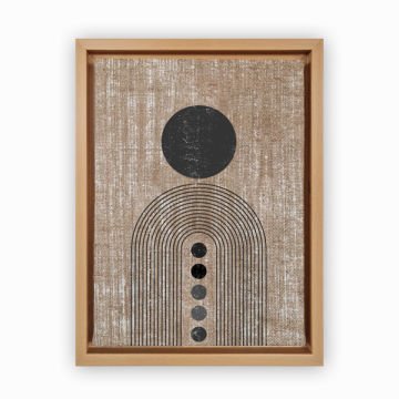 Naturel L Çerçeveli Tablo 66cm x 96cm