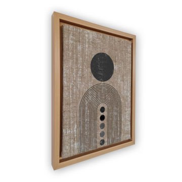 Naturel L Çerçeveli Tablo 66cm x 96cm