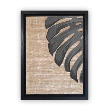 Siyah L Çerçeveli Tablo 96cm x 136cm