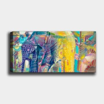 Yatay Kanvas Tablo 40cm x 100cm