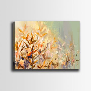Çiçek Kanvas Tablo 100cm x 140cm