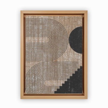 Naturel L Çerçeveli Tablo 96cm x 136cm