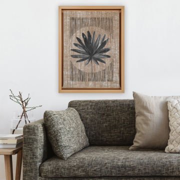Naturel L Çerçeveli Tablo 66cm x 96cm