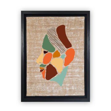 Siyah L Çerçeveli Tablo 66cm x 96cm