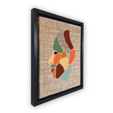 Siyah L Çerçeveli Tablo 66cm x 96cm