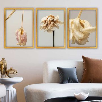 3 Parçalı Çerçeveli Tablo