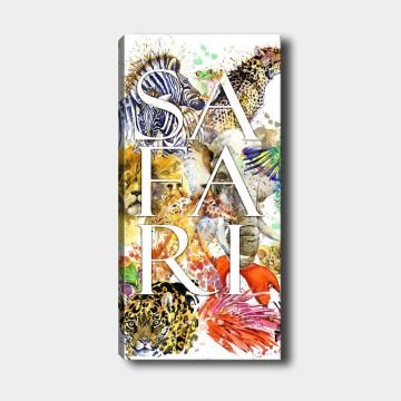 Dikey Kanvas Tablo 60cm x140cm