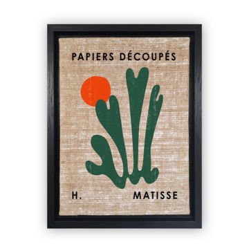 Siyah L Çerçeveli Tablo 66cm x 96cm