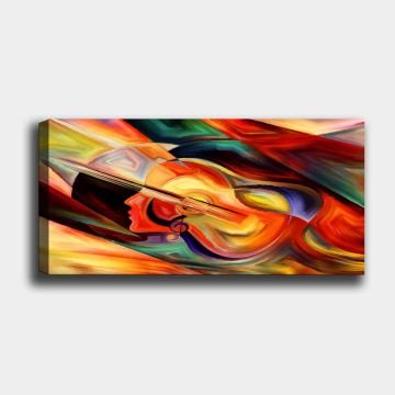 Yatay Kanvas Tablo 60cm x140cm