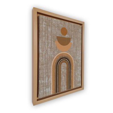 Naturel L Çerçeveli Tablo 96cm x 136cm