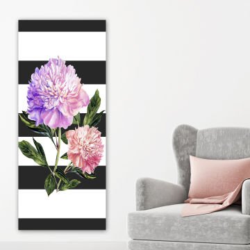 Dikey Kanvas Tablo 60cm x140cm