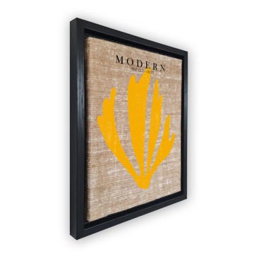 Siyah L Çerçeveli Tablo 46cm x 66cm