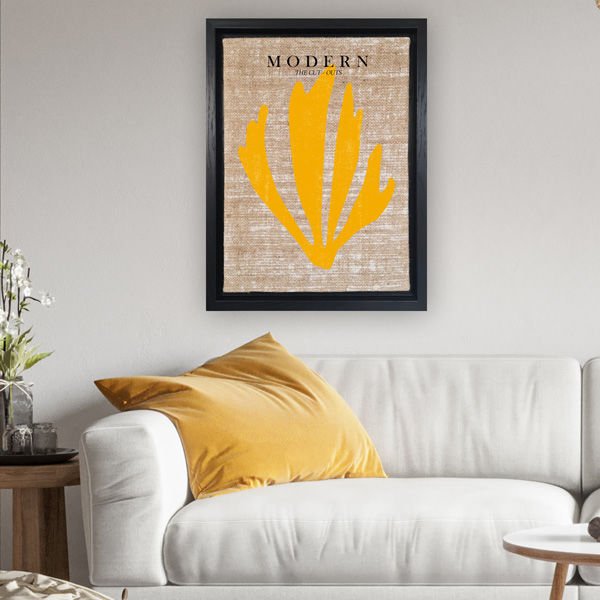 Siyah L Çerçeveli Tablo 46cm x 66cm