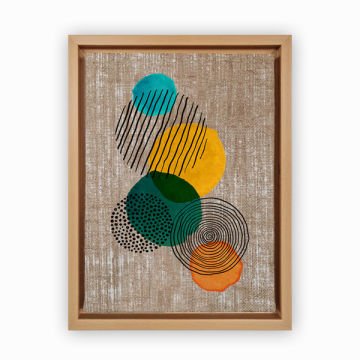 Naturel L Çerçeveli Tablo 46cm x 66cm