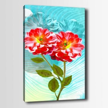 Çiçek Kanvas Tablo 70cm x 100cm