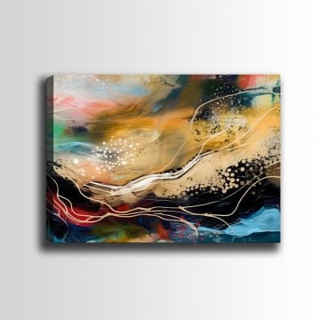 Soyut Kanvas Tablo