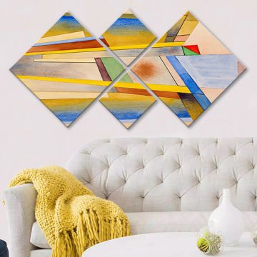 4 Parçalı Mdf Tablo 40cm x 40cm