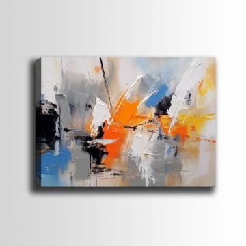 Soyut Kanvas Tablo