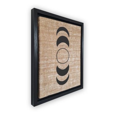 Siyah L Çerçeveli Tablo 46cm x 66cm