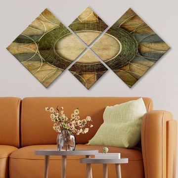 4 Parçalı Mdf Tablo 40cm x 40cm