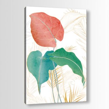 Çiçek Kanvas Tablo 90cm x 130cm