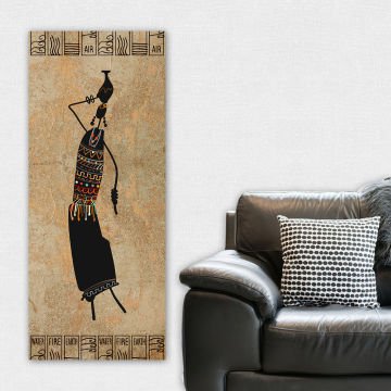 Dikey Kanvas Tablo 30cm x 90cm