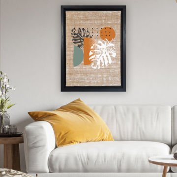 Siyah L Çerçeveli Tablo 36cm x 46cm