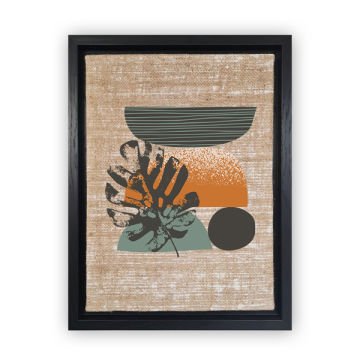 Siyah L Çerçeveli Tablo 46cm x 66cm