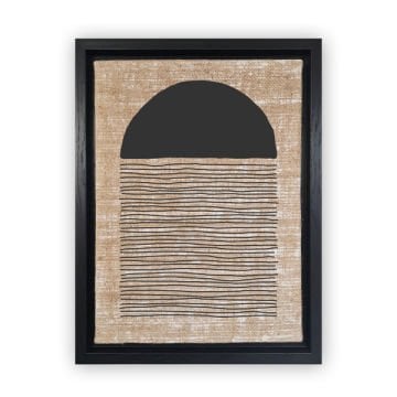 Siyah L Çerçeveli Tablo