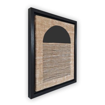 Siyah L Çerçeveli Tablo