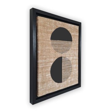 Siyah L Çerçeveli Tablo