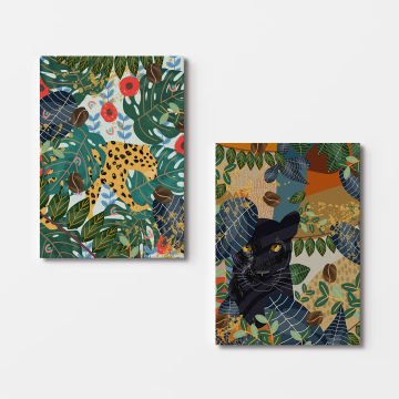 2 Parçalı Kanvas Tablo