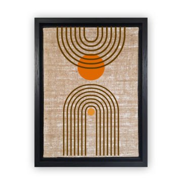 Siyah L Çerçeveli Tablo