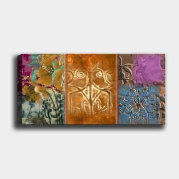 Yatay Kanvas Tablo 30cm x 90cm