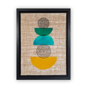 Siyah L Çerçeveli Tablo