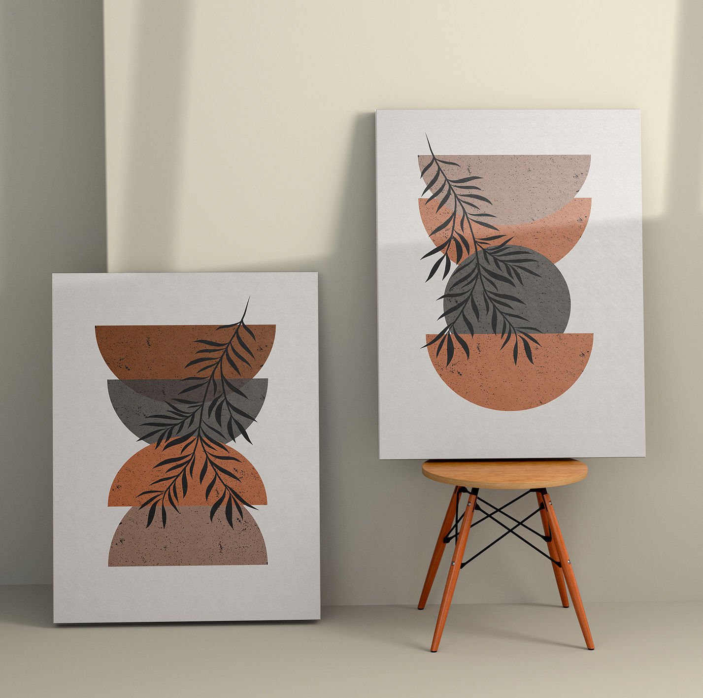 2 Parçalı Kanvas Tablo