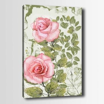 Çiçek Kanvas Tablo 90cm x 130cm