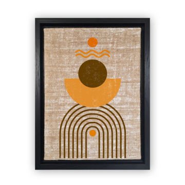 Siyah L Çerçeveli Tablo