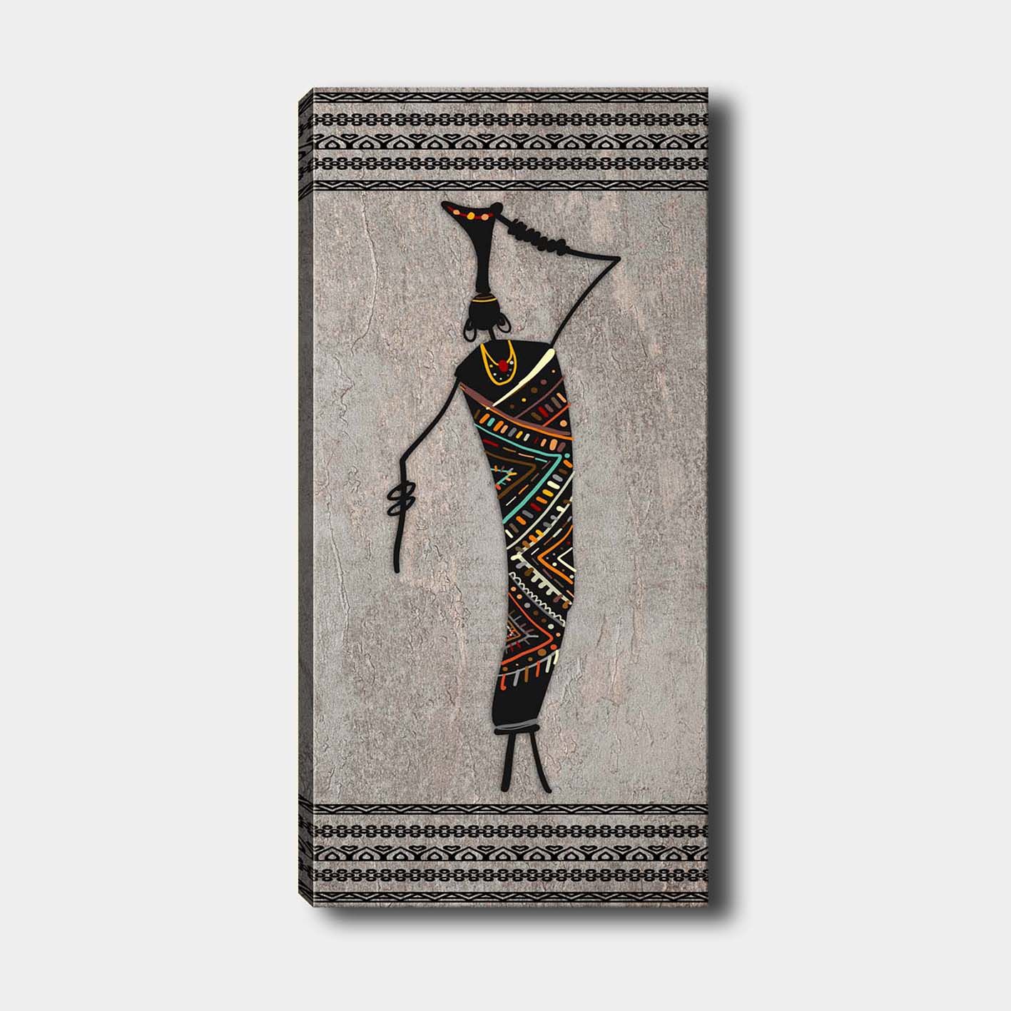 Dikey Kanvas Tablo 30cm x 90cm