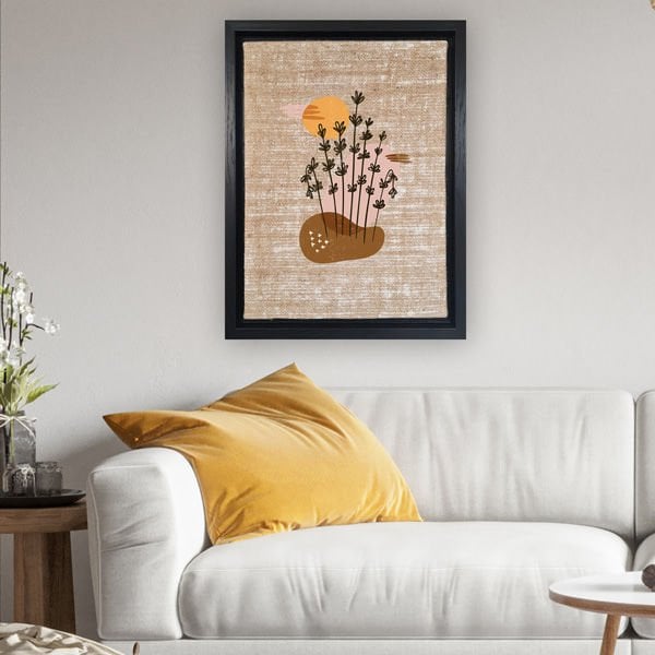 Siyah L Çerçeveli Tablo