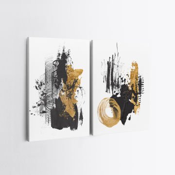 2 Parçalı Kanvas Tablo