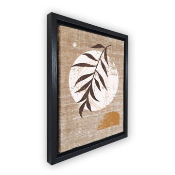 Siyah L Çerçeveli Tablo