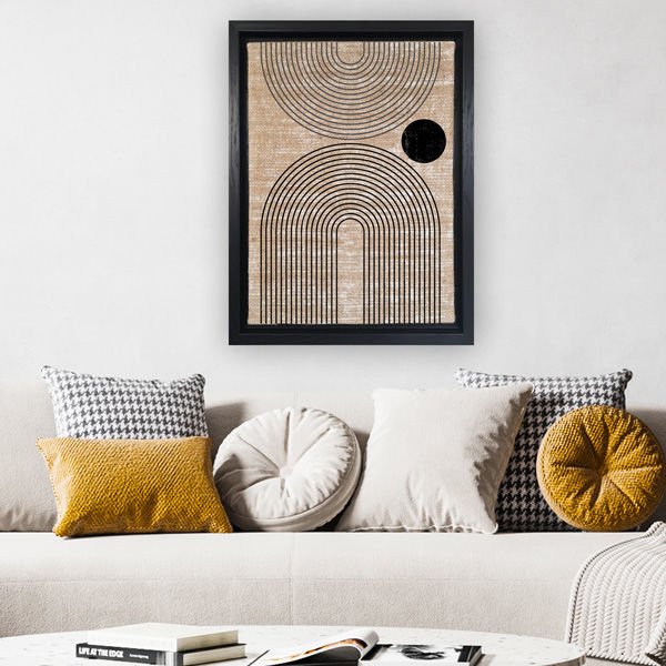 Siyah L Çerçeveli Tablo 36cm x 46cm