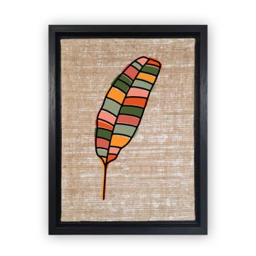 Siyah L Çerçeveli Tablo