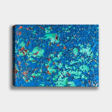 Mavi Soyut Kanvas Tablo 50cm x 70cm